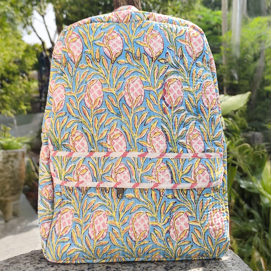 Floral Print Backpack