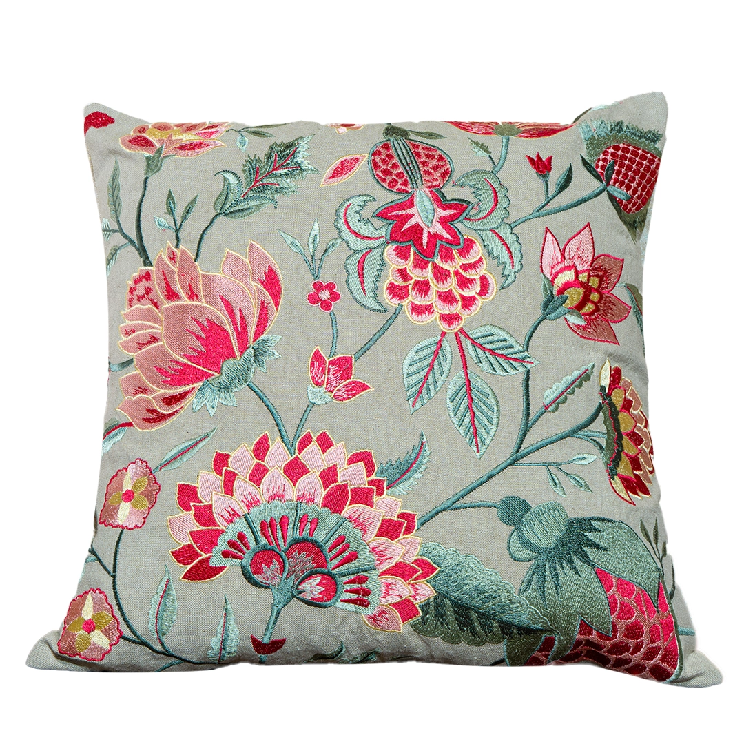 Floral Pomegranate Cushion Cover