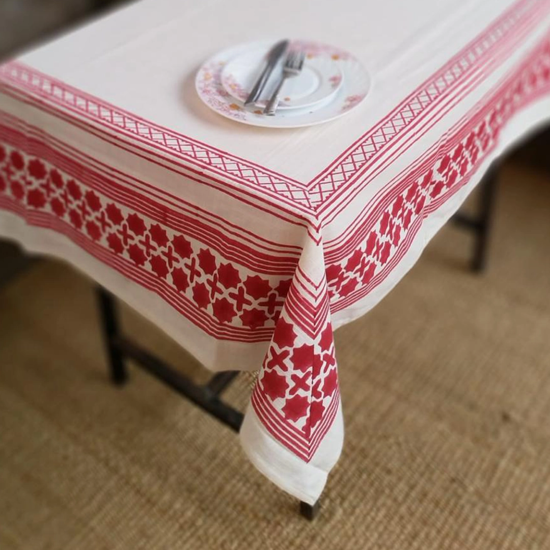 The Mughal Six Seater Dining Table Cover