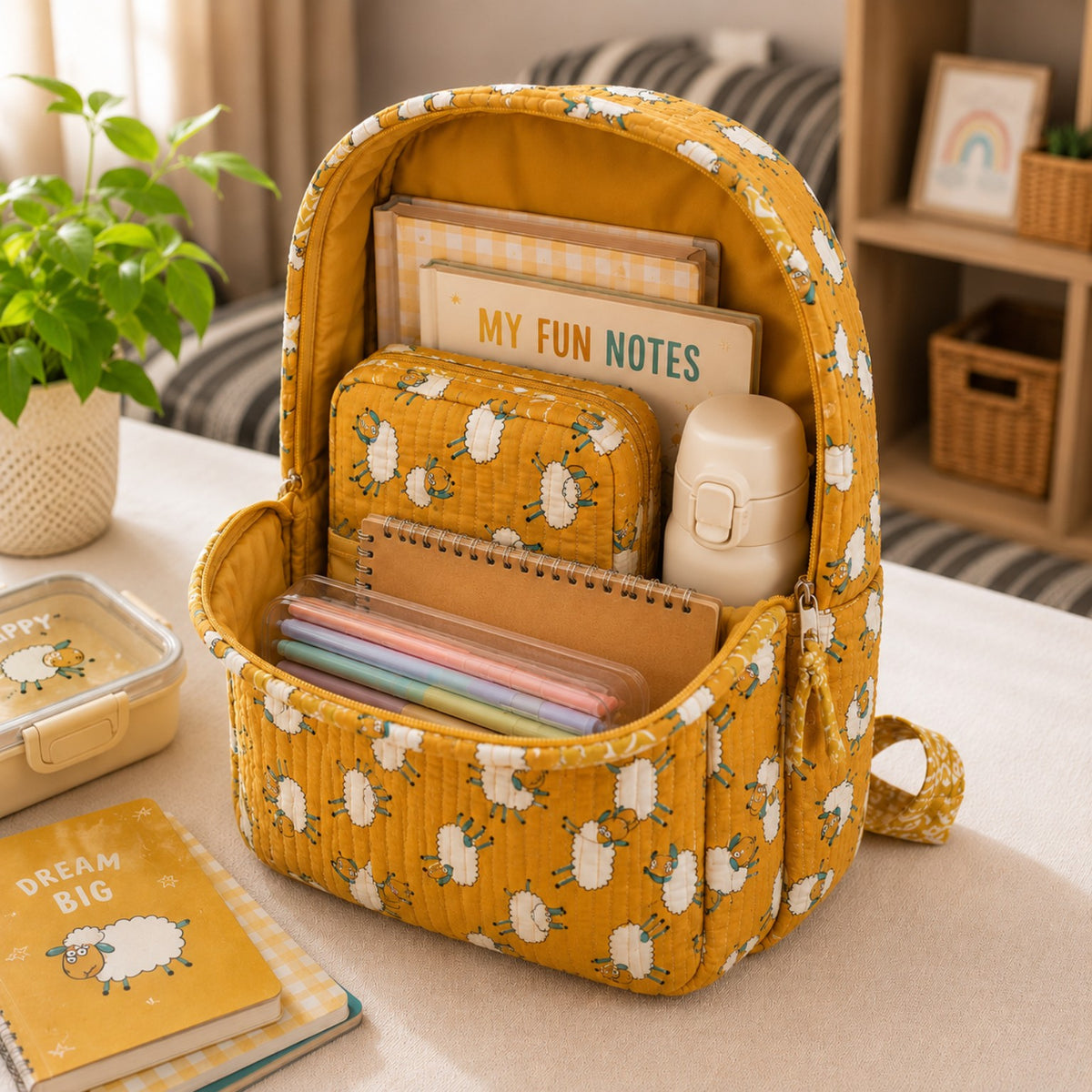 Sheep Cotton Kids Back Pack