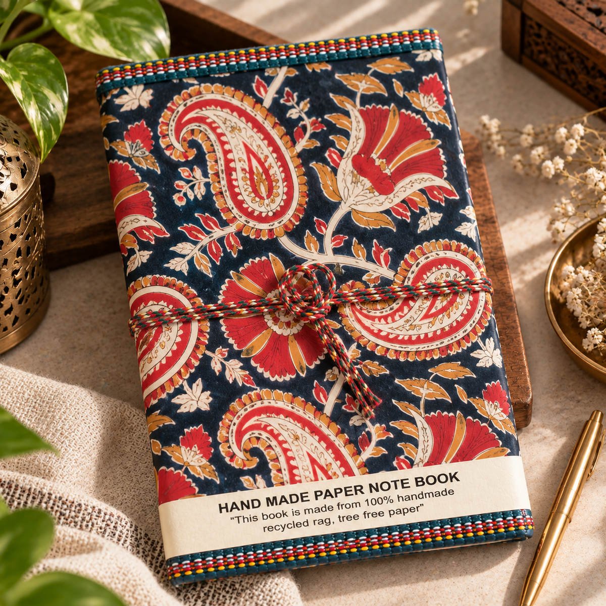 Heritage And Traditional Indian Print Handcrafted diary (set of 5)