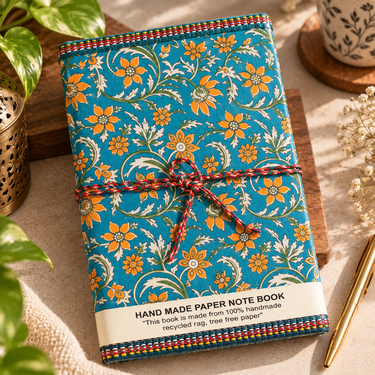 Heritage And Traditional Indian Print Handcrafted diary (set of 5)