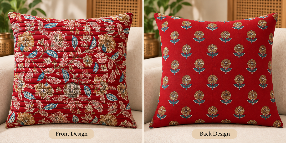 Handblock Printed Cushion Covers (Set of 5)