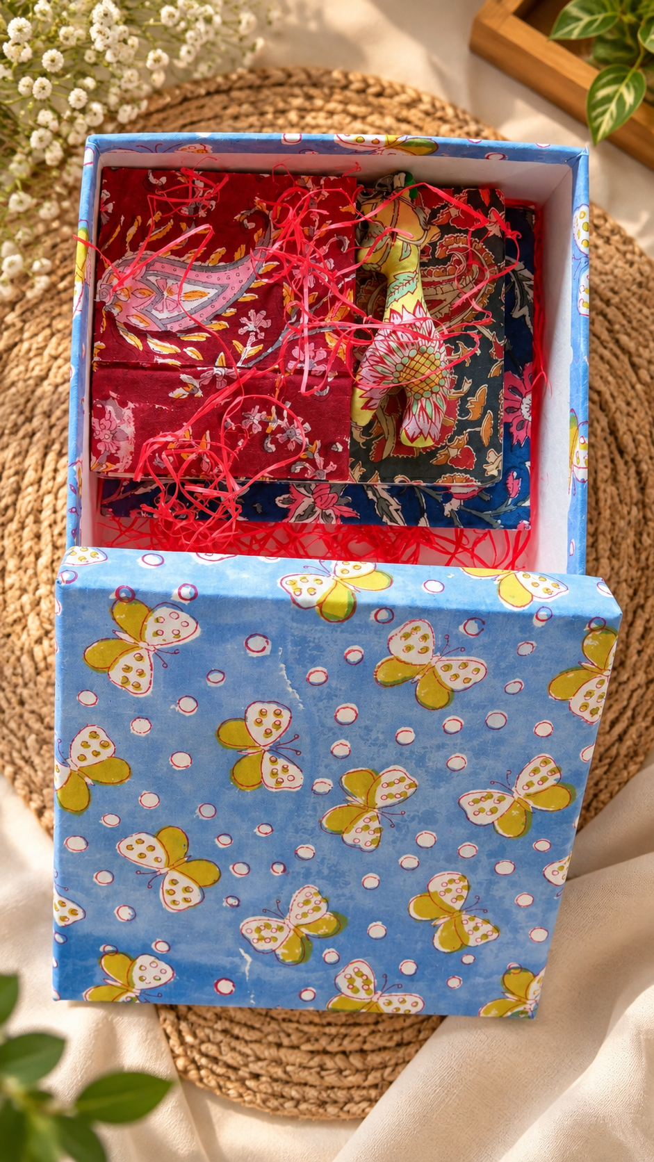 Handcrafted Floral Gift Box – Elegant &amp; Thoughtful Gift Set