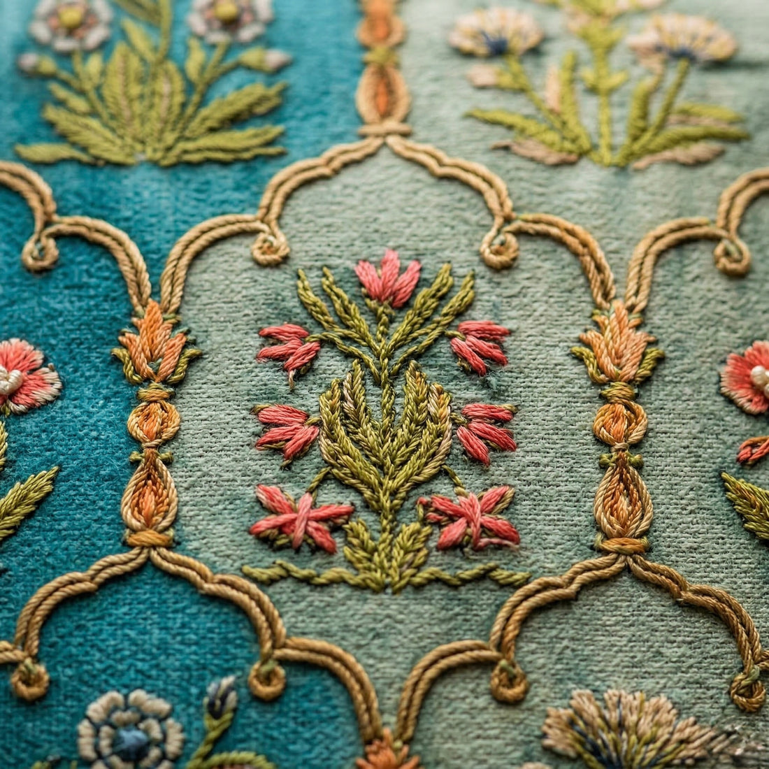 Ruh-e-Bagh Mughal Garden Cushion Covers – Set of 2