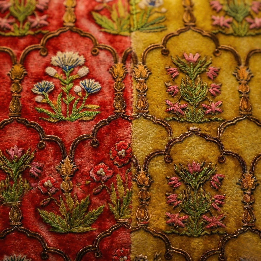 Surkh Bagh Mughal Garden Cushion Covers – Set of 2