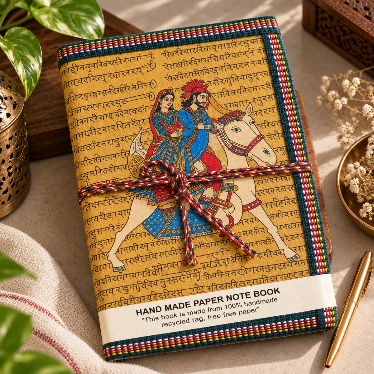 Heritage And Traditional Indian Print Handcrafted diary (set of 5)