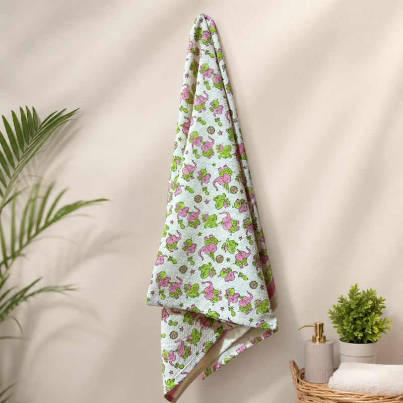 Kids Elephant Printed Towel