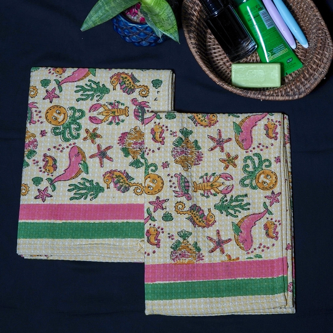 Seaside Hand Block Towel